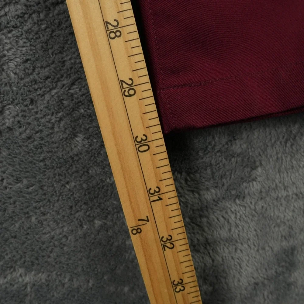 Fabletics Intake Scrub Pant Mens M Burgundy Performance Stretch Cargo‎ Medical